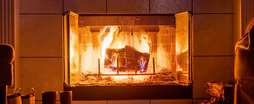 Mendota Hearth Landscape Fireplace Installation in Youngstown, Ohio