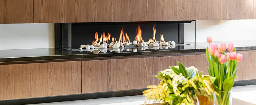 Double-height Fireplace Design Refurbishment in Youngstown, Ohio
